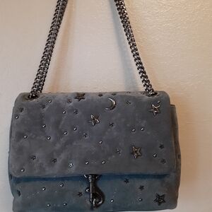 Rebecca Minkoff Gray Star-Studded Bag